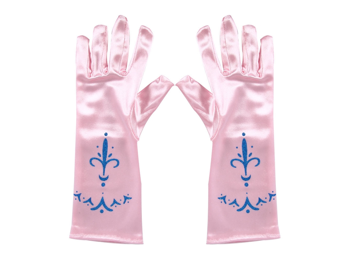 2 Pares de Luvas Infantis Aconchegantes para Inverno, Esqui, Role Playing, Palco em Cores Rosa, Branco, Azul e Verde com S/MARCA