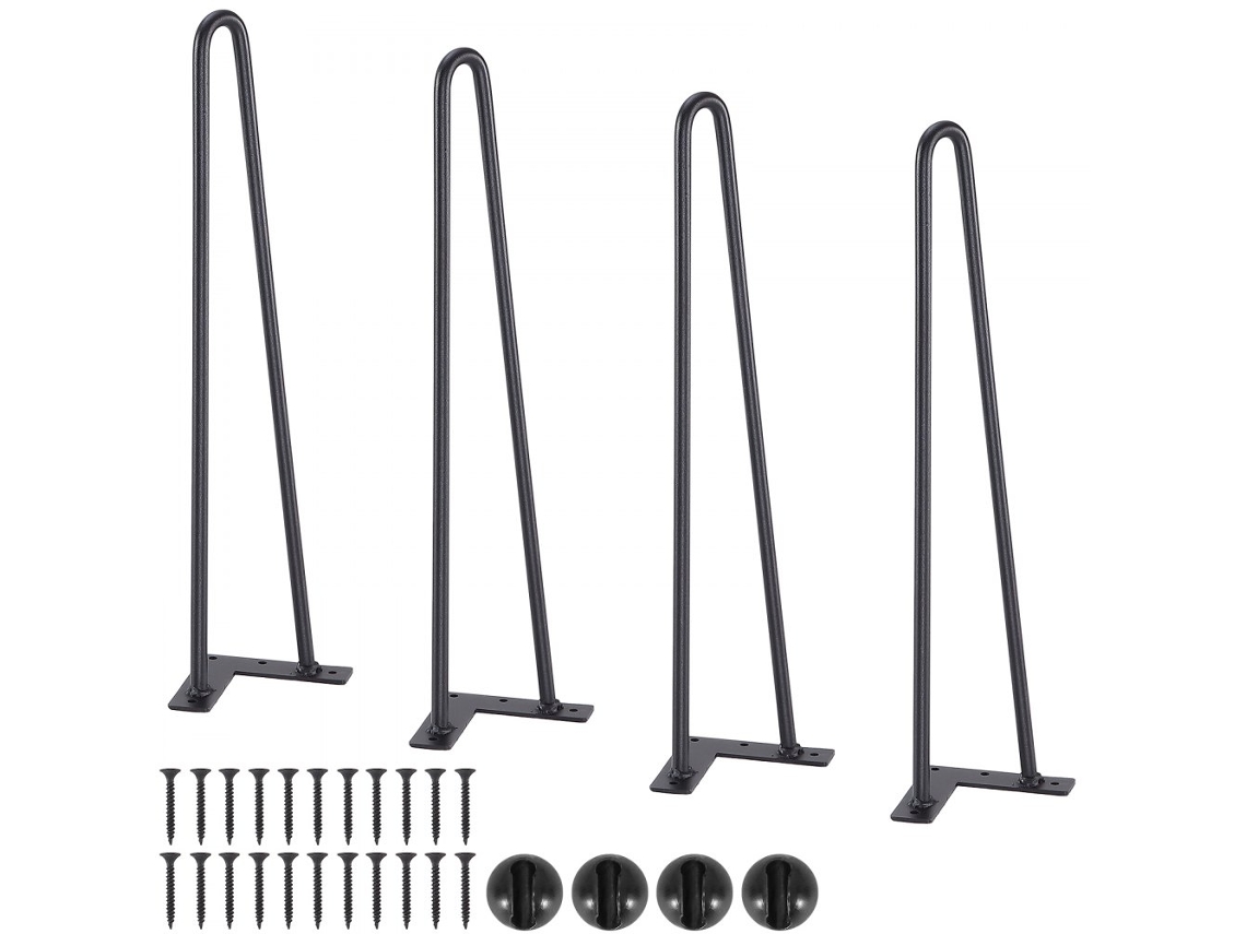 Pack de 4 Pernas de Mesa VEVOR