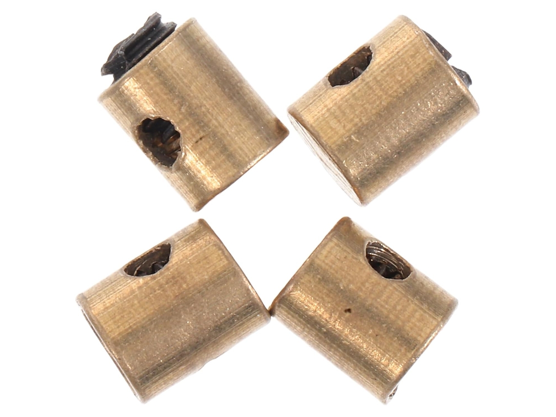 Alavanca de cabo do acelerador em metal banhado a ouro, conjunto de 4 peças, para quadriciclos e scooters.