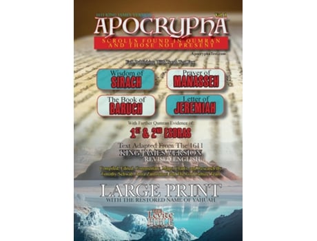 Livro Apocrypha Scrolls Found In Qumran And Those Not Present Vol. 1 1611 King James Version de Timothy Schwab (Inglês)