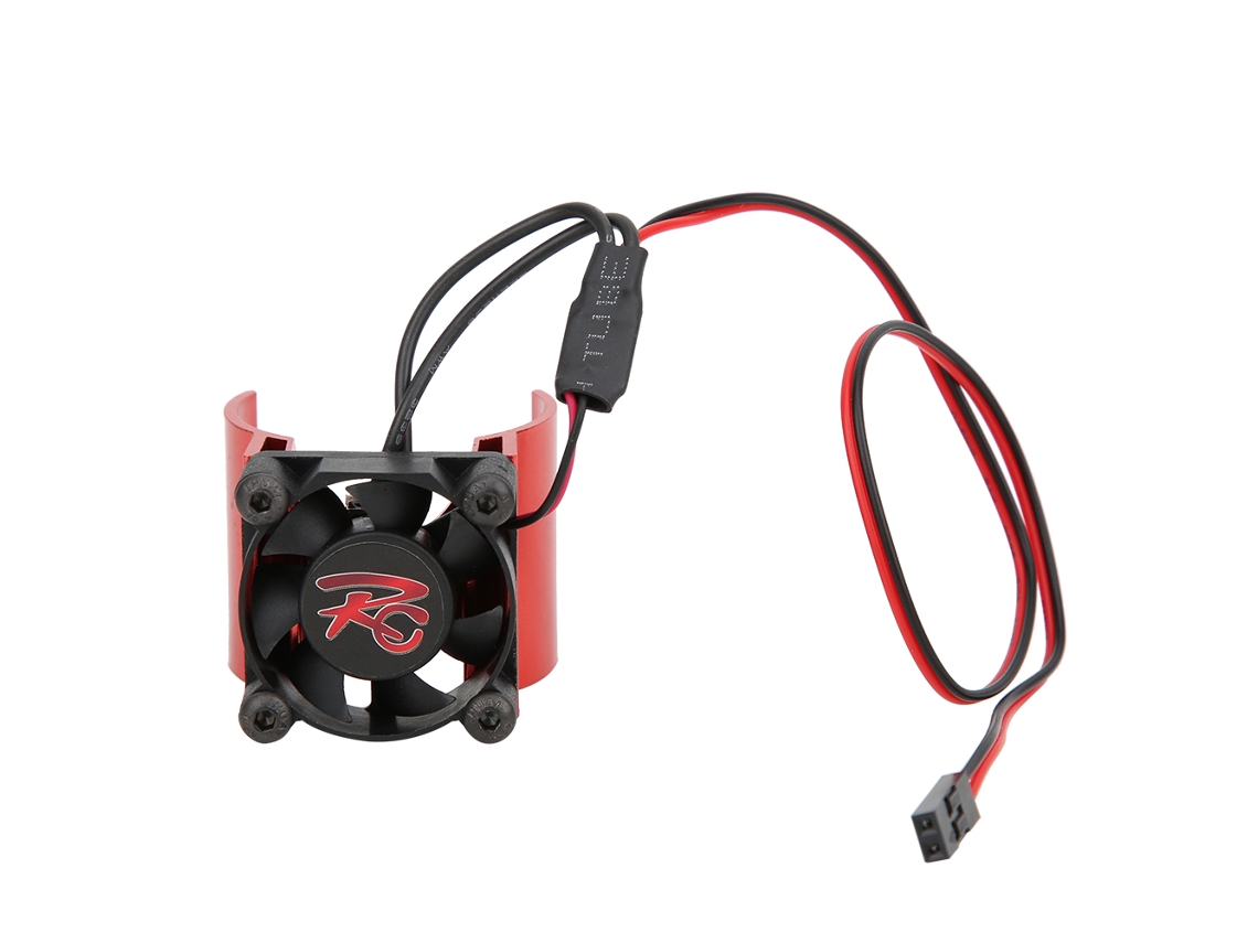 Radiador Alumínio 540/545/550 Cooler Carro Rc 1/10 Vermelho