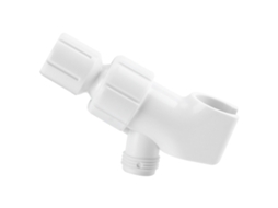Suporte Ajustável Universal Para Chuveiro De Mão Branco