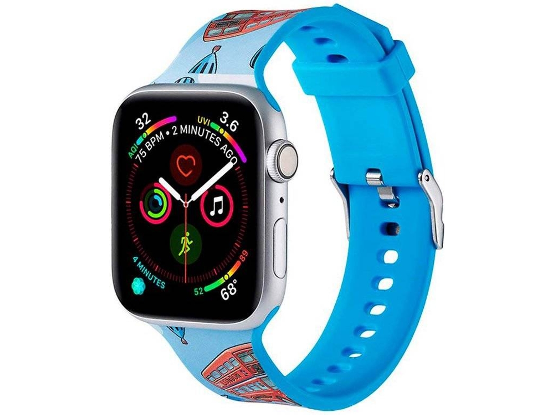 Bracelete COOL Silicone para Apple Watch Series 42/44 Mm - London