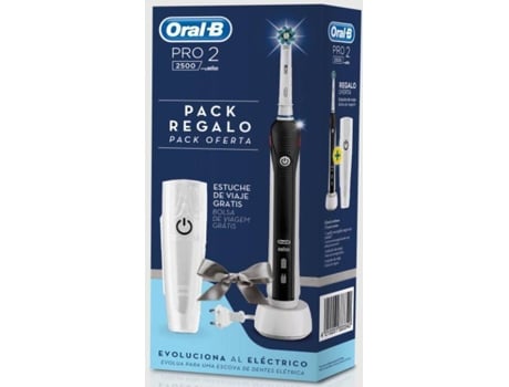 Escova Dental Electrica  Oral-B Pro 2 2500 Preto