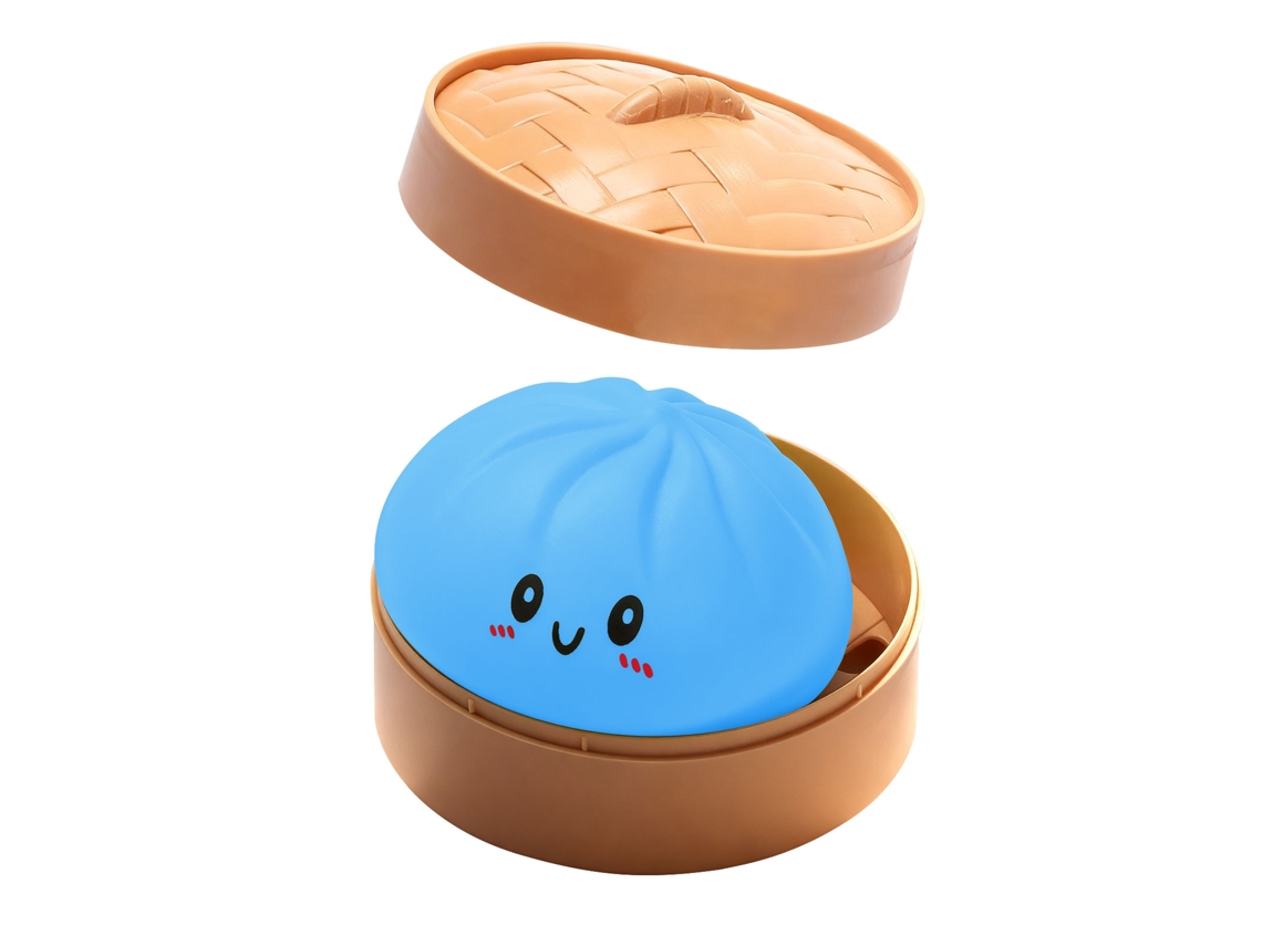 Baozi Azul Suave, Brinquedo Antistresse com Recuperação Lenta para Relaxar LAXISCREED