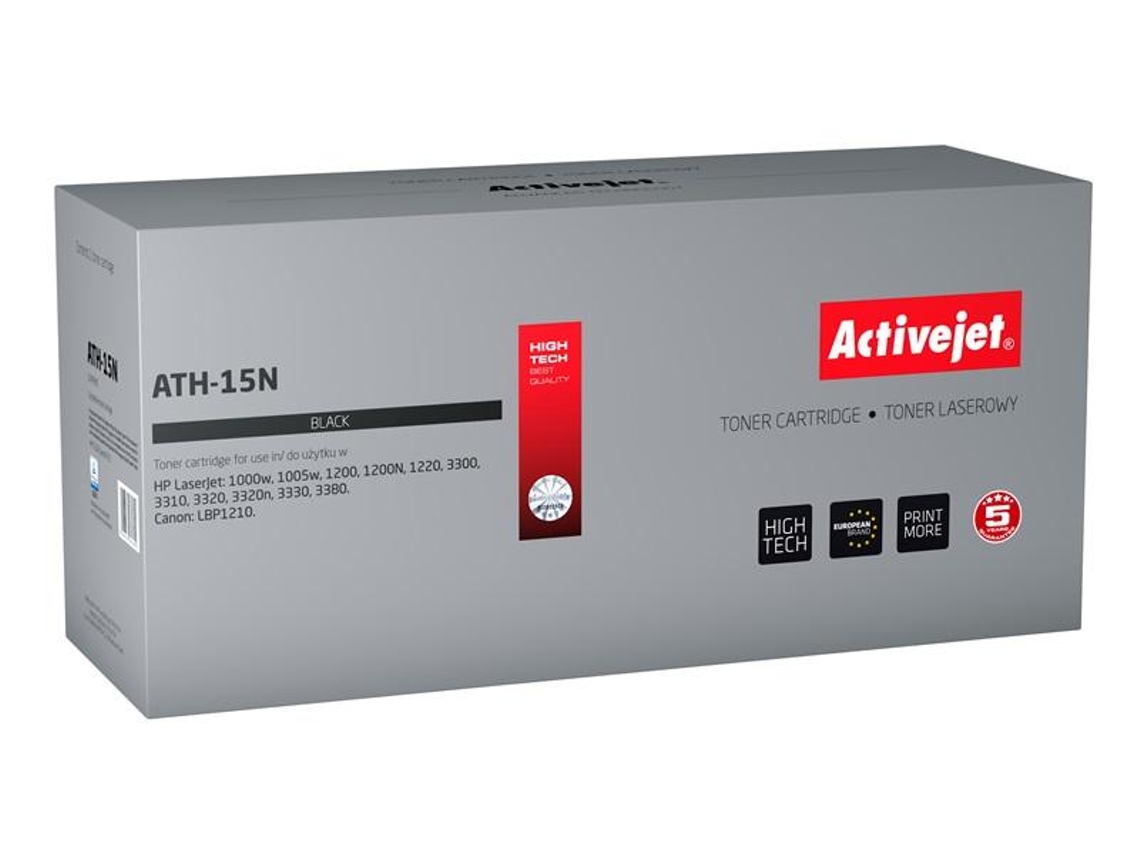 Activejet Ath-15N Toner 1 Unidades Compatível Preto