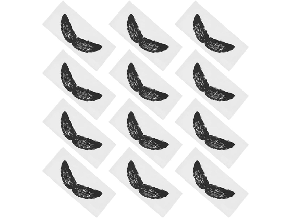100 adesivos protetores para remoção de pelos do nariz e da barba, ideais para aplicação de cera.
