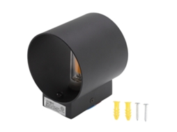 Luminária de Parede Cilíndrica Led Moderna e Simples de 8w CHABERLU