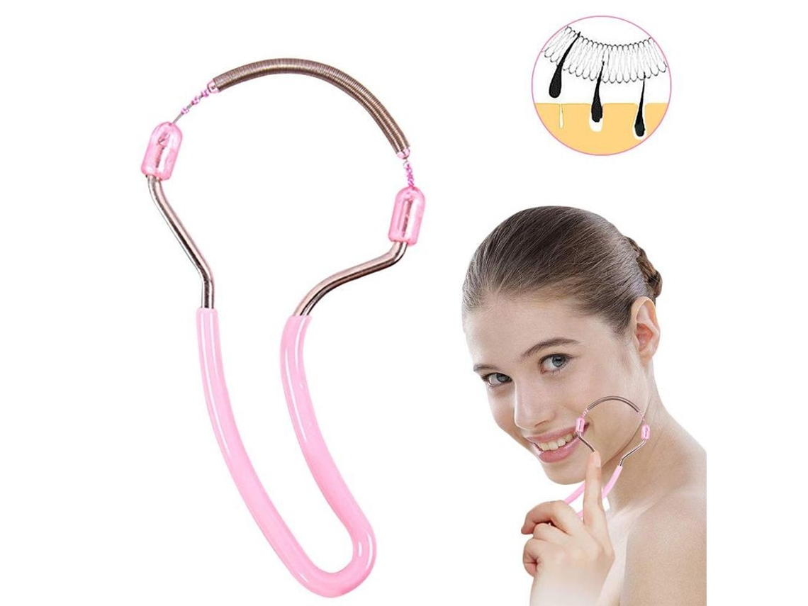 Epilador Facial Para Mulheres Ferramenta De Depilação Facial Remoção De Cabelo Facial Por Raiz Cor Aleatória