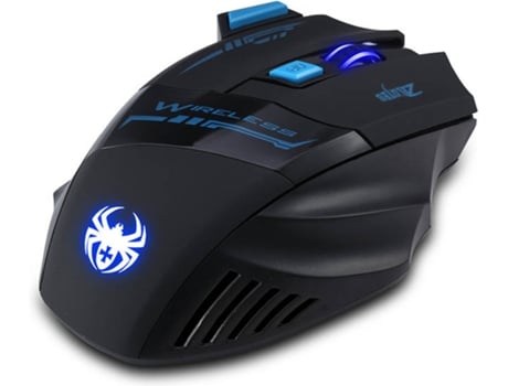 Rato ZELOTES F-14 (Wireless - 2400 dpi - Preto)