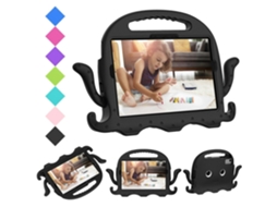 Capa híbrida de EVA à prova de choque estilo polvo da Webake com alça para tablet