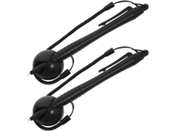 Conjunto De 2 Canetas Stylus Para Telas Resistivas Com Cabo Anti-perda E Suporte.