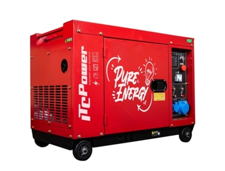 Itcpower Red Edition Gerador Diésel 6300 W Itcpower 8000D ITC POWER
