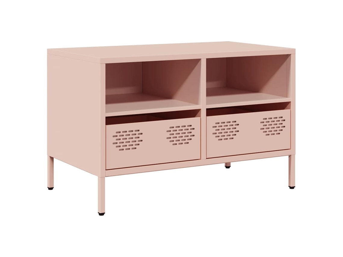 Tv Cabinet, Tv Cabinets Vidaxl Cor-de-rosa Aço (n/a)