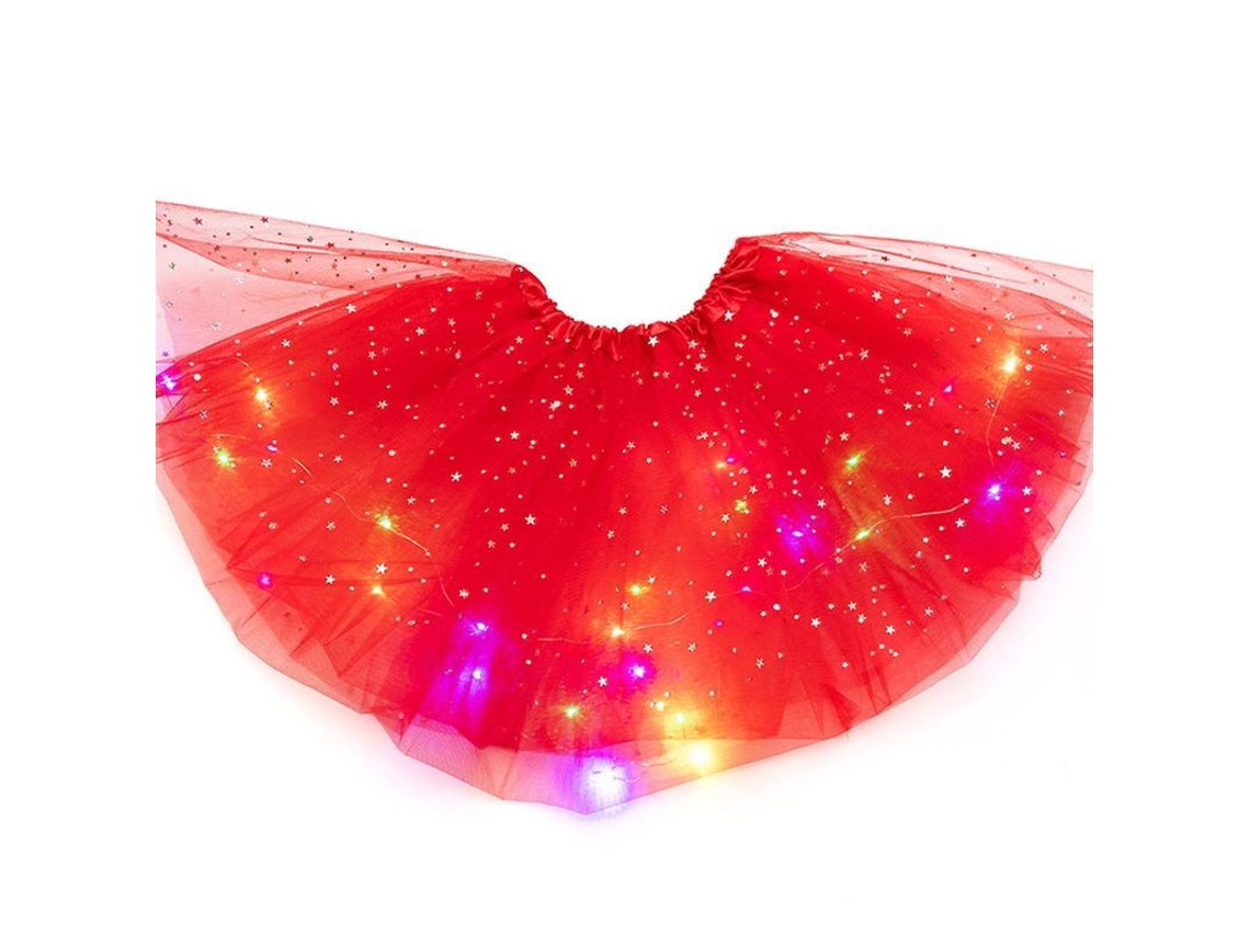 Saia Tutu LED 2026 para Meninas com Luzes, Vestido de Ballet de Princesa para Festas e Fantasias