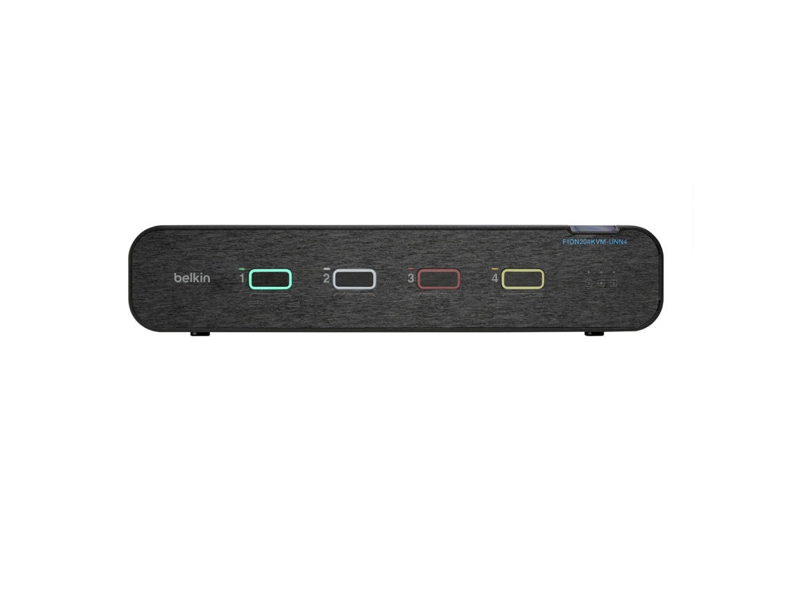 Switch Kvm 4 Portas com Cabeça Dupla Belkin