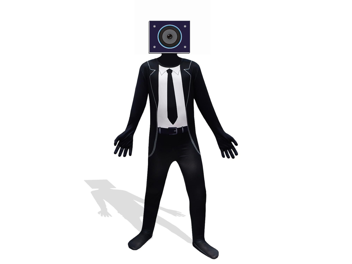 Conjunto de Cosplay de Tv Man Toilet Man Onesie Máscara M
