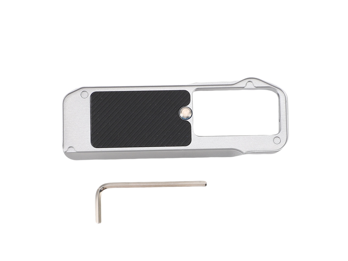 Base de liberação rápida para câmera em liga de alumínio, resistente e leve, com rolamento robusto, compatível com X M5, cor prata LAXISCREED.