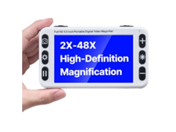 Lupa Digital Portátil Vevor Hd De 12,7 Cm Com Zoom De 2x A 48x Para Modelos De Baixo Perfil