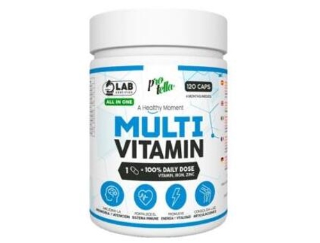 Multivitamínico Vitaminashierrozinco 120 Cápsulas PROTELLA