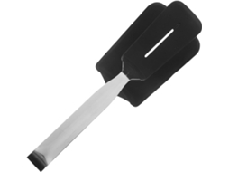 Pinça Para Churrasco Resistente À Corrosão E Ferrugem, Feita De Aço Inoxidável 304com Cabeça Silicone Preta, Ideal Para
