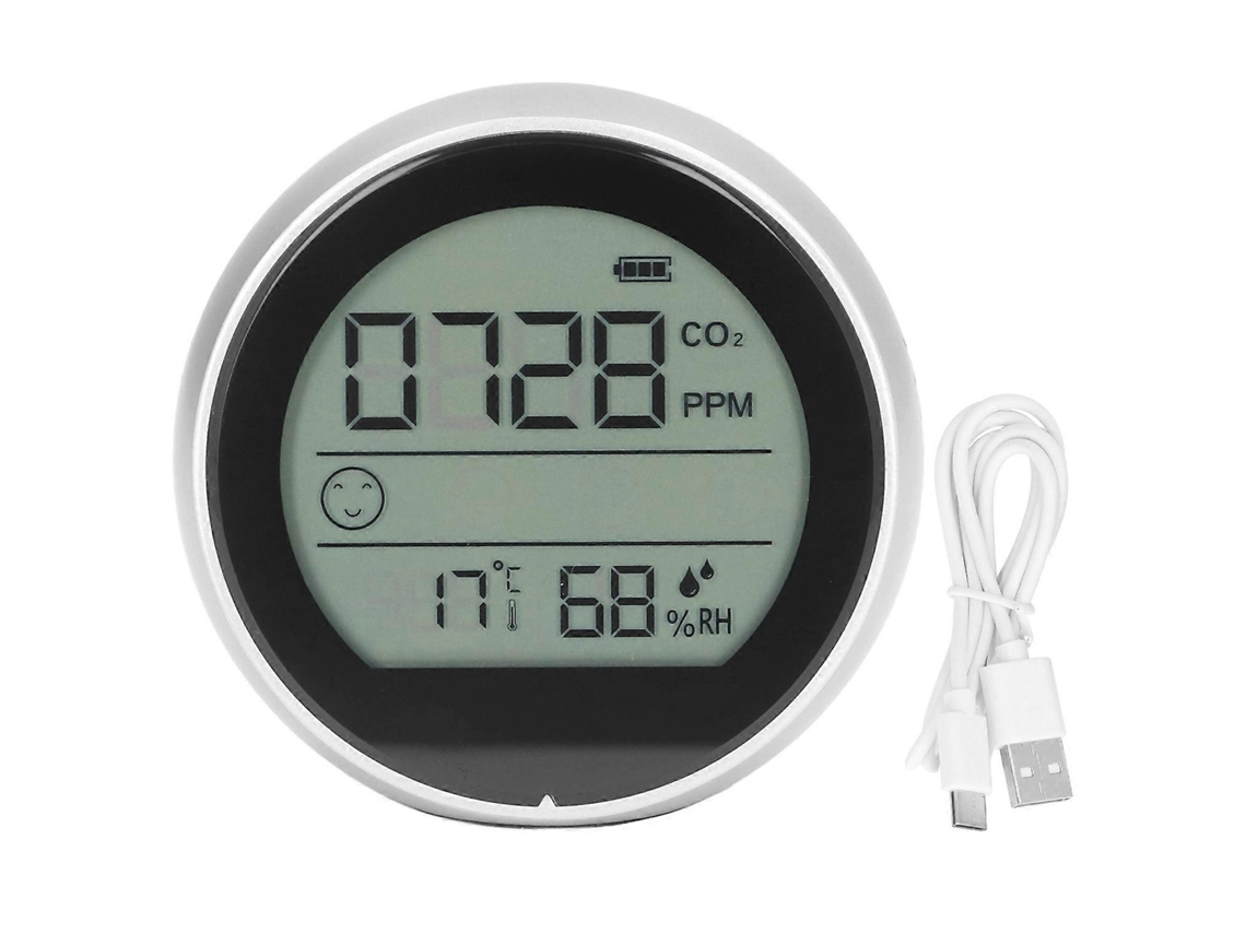 Medidor de CO2 Slowmoose P8, Detector de Dióxido de Carbono Infravermelho, Testador de Qualidade do Ar, Temperatura e Umidade para Laboratório