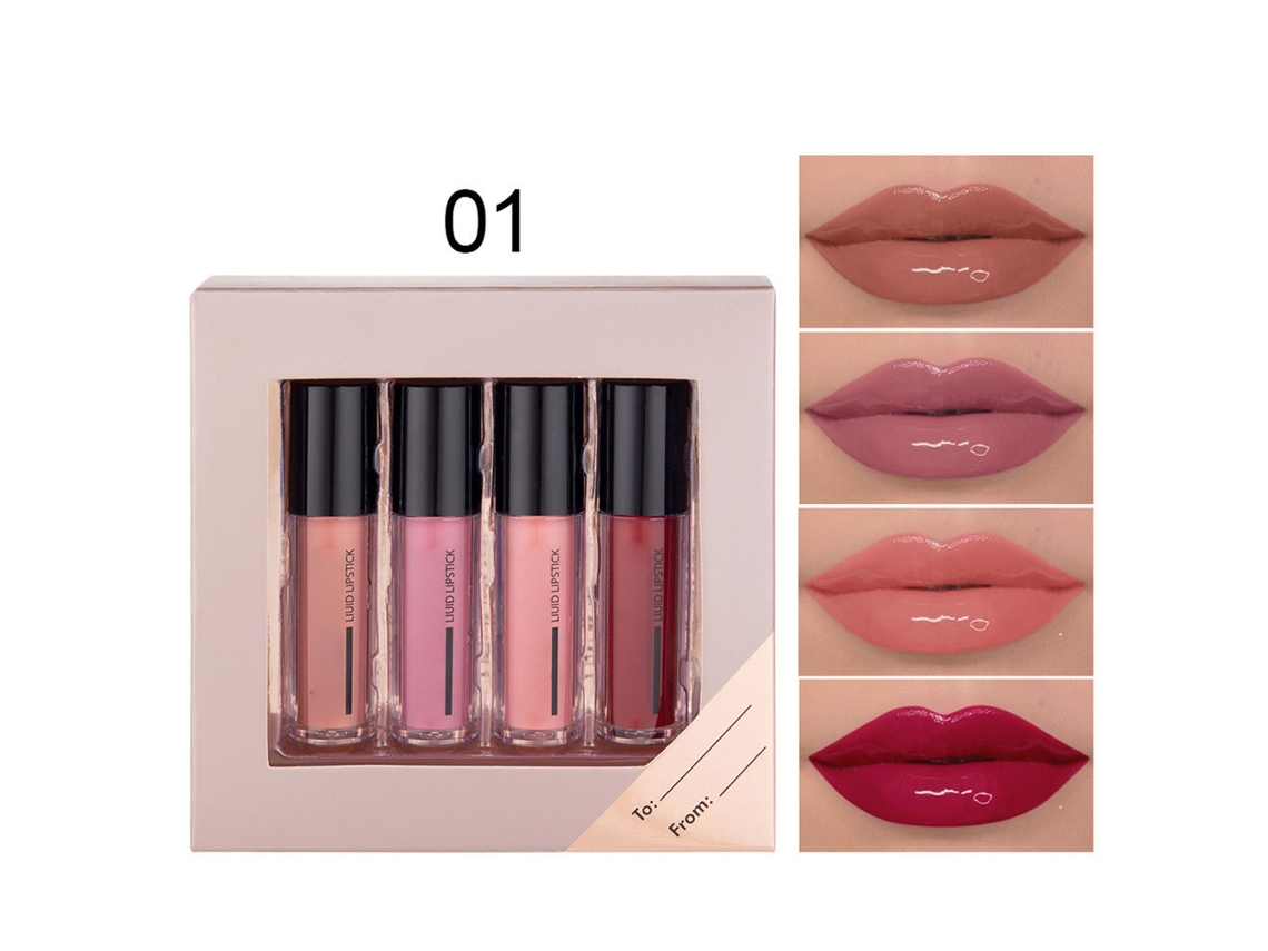 pçs/set Brilhantes Labiais Impermeáveis De Moda