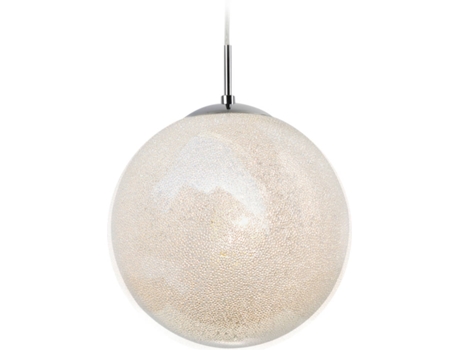 Candeeiro Suspenso  (Transparente - E27 - 60 W - Vidro)