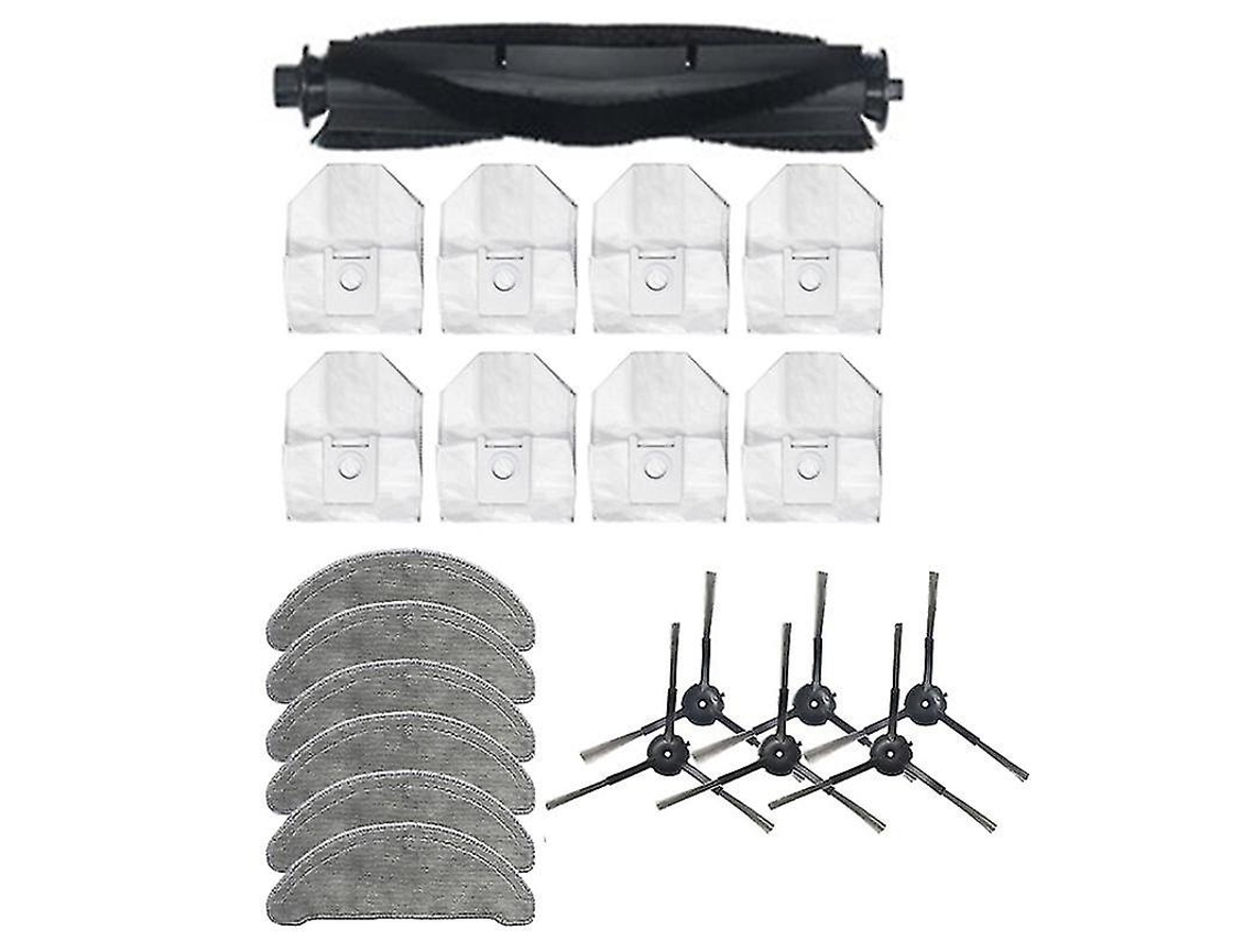 Aplica Se Ao Roidmi Eve Plus Peças Kit De Escova Lateral Escova Principal Saco De Poeira Pano De Mop