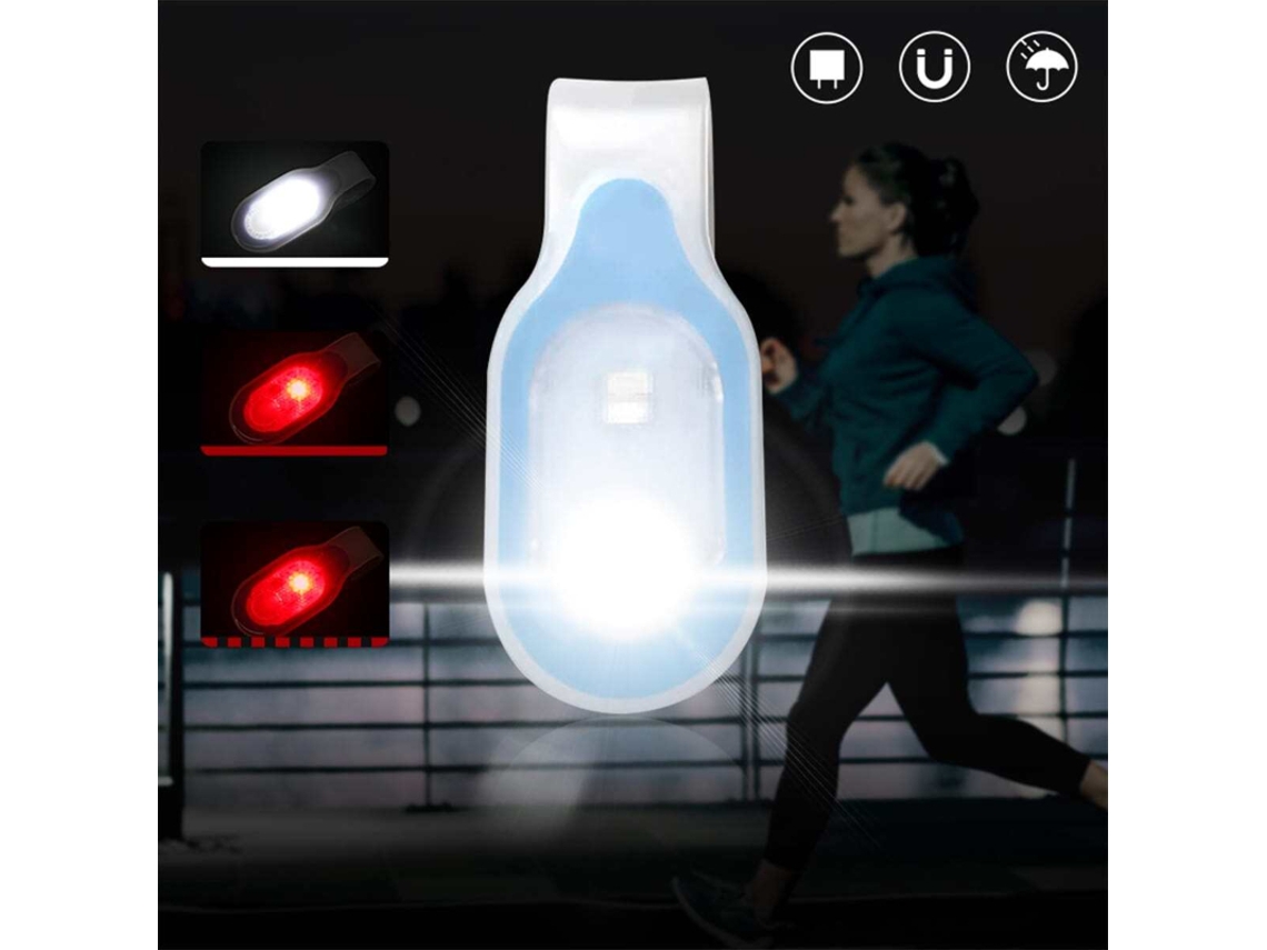 Lanterna Led Mãos-livres Com Clipe Magnético Resistente E Chaveiro.
