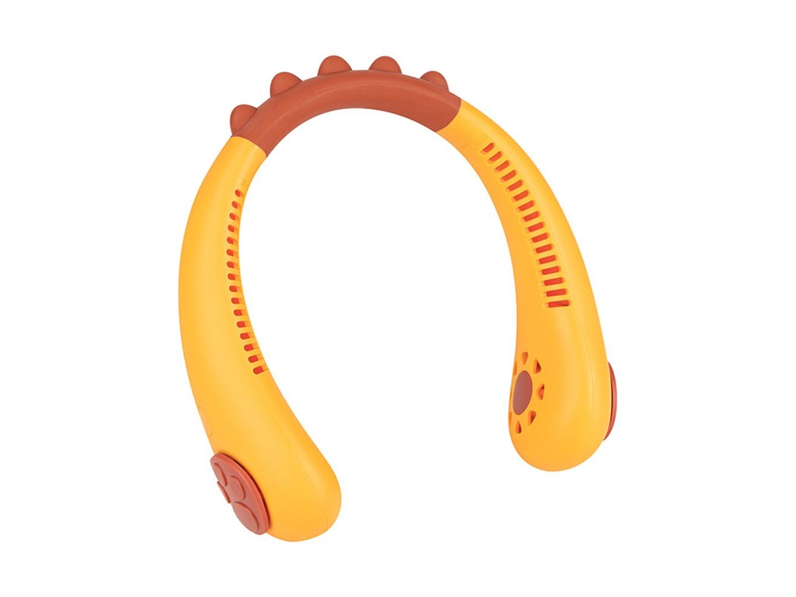 Ventilador Portátil de Pescoço Infantil Cartoon Usb com Bateria
