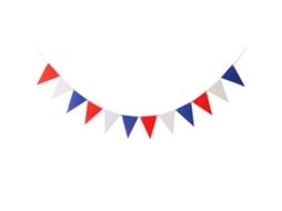 5 Pacotes Bandeira Triangular Decoração para Festa e Casamento NEVEANCE