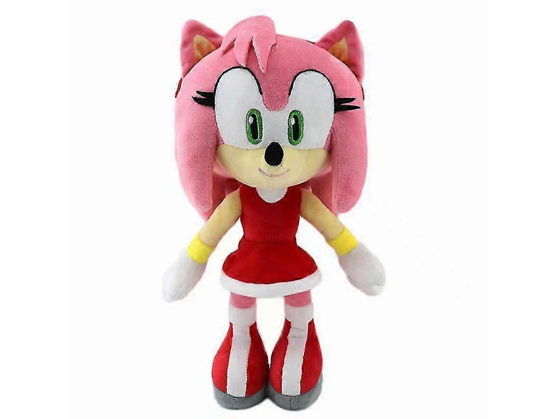 Boneca De Pelúcia Sonic Amy Rose 30 Cm
