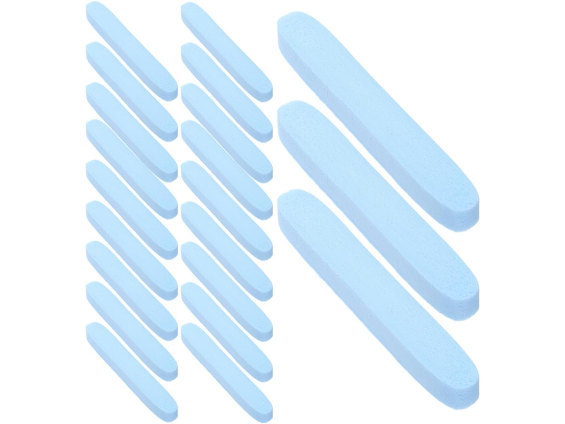 100 Esponjas De Limpeza Profunda E Esfoliantes Comprimidas