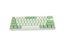 Teclado mecânico para jogos, com cabo, 61 teclas, interruptores vermelhos, RGB, USB-C, compacto | S/MARCA