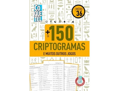 Livro Coquetel Mais De 150 Criptogramas Nível Médio Ed 36 de EDITORA COQUETEL (Português)