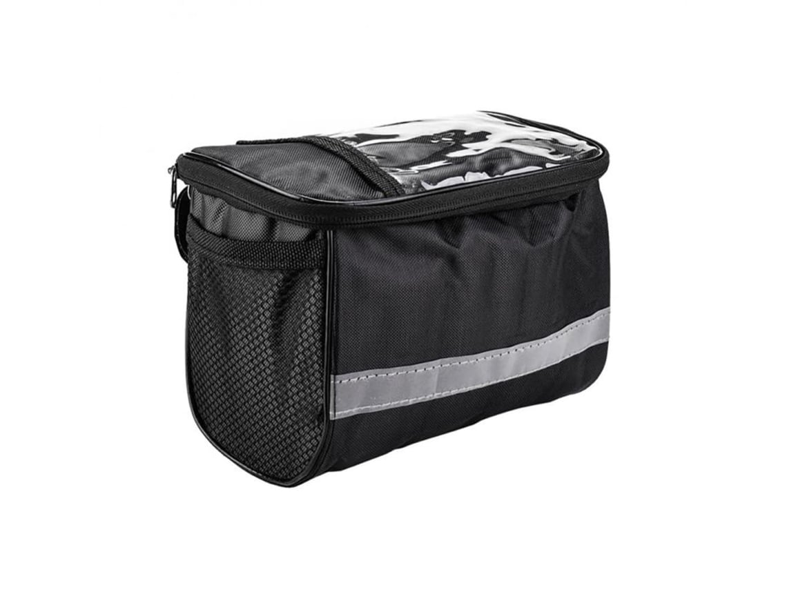 Bolsa para Bicicleta Guiador Cesta de Bicicleta Bolsa Dianteira Portátil para Guiador Com Faixa Reflexiva Bolsa Dianteira para Bicicleta C Lalalamoli