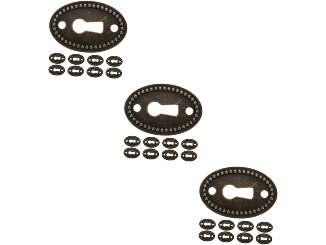 Gatuida Conjunto De 36-placas Cobertura Para Orifício Fechadura, Placas De Inserção Para Orifícios Fechadura, Tampas