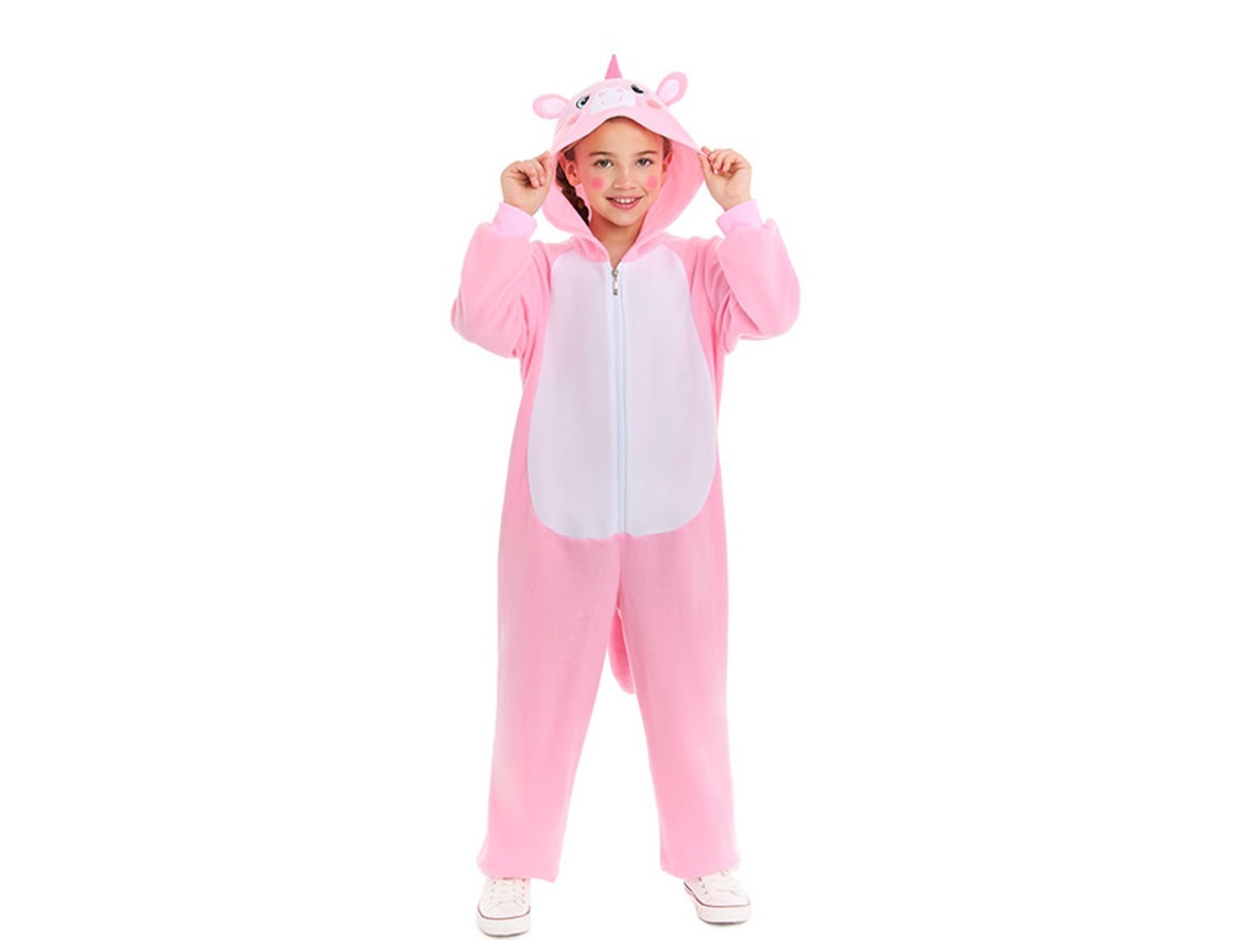 Fato de unicórnio rosa para criança