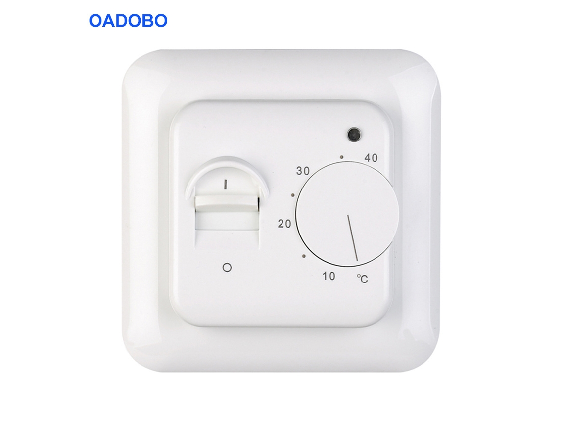 Termostato Manual Elétrico Para Aquecimento De Piso Radiante Com Sensor Ac 220v 16a