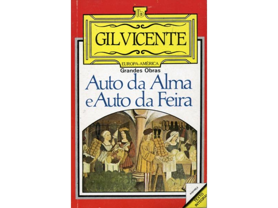 Livro Auto da Alma e Auto da Feira de Gil Vicente