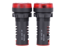 10 Pcs Buzzer Led Vermelho AD16 22SM Bip Flash Alarme Indicador AC220V Componentes Eletrônicos