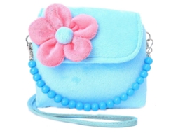 Bolsa De Ombro Infantil, Infantil, Para Meninas, Princesa, Flor, Bolsa Carteiro, Linda, Azul