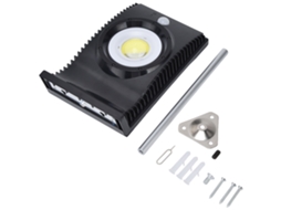 Luminária de Segurança Externa Led com Sensor de Movimento Solar Cob CHABERLU