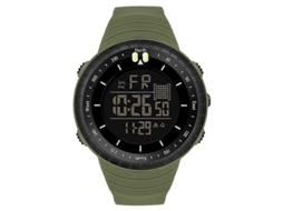 Relógio Eletrônico Esportivo Multifuncional Masculino Sanda 6071 Com Visor Digital Led De Tela Tripla Dividida, Cronômetro Luminoso E Funções De Crono