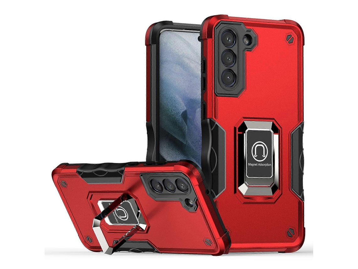 Capa Protetora De Celular Com Anel Antiderrapante Para Samsung Galaxy S21 Fe 5g