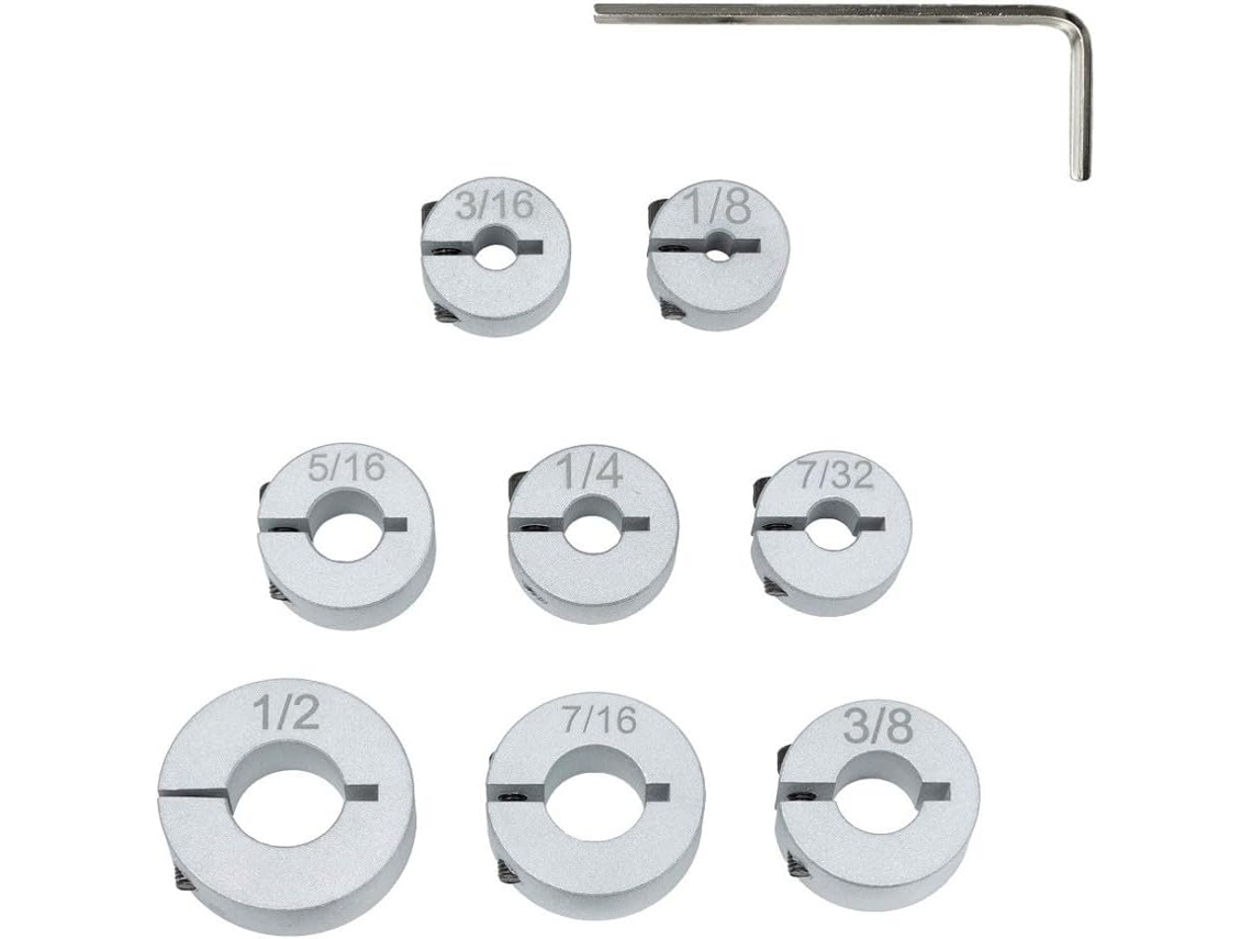 Conjunto De 8 Peças Com Chave 1/8 A 1/2 Fixa Em Metal Para Furo Precisa, Projetos