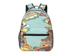 Mochila Animal Crossing R47 Para Escola E Trabalho, Leve E À Prova Dágua, Mochila Estilosa Para Estudantes E Adultos N47 Olysi Shop