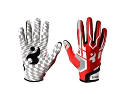 Luvas Antiderrapantes para Beisebol e Ciclismo com Gel Lycra, Cobertura Total, Tamanho Masculino MDUG (vermelho G)
