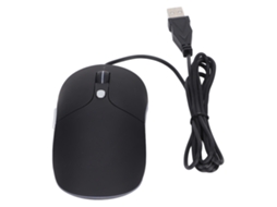 Aetheria mouse Gamer com Fio 6 Botões Luz Colorida Textura Esfumada 4 Velocidades Dpi 3200